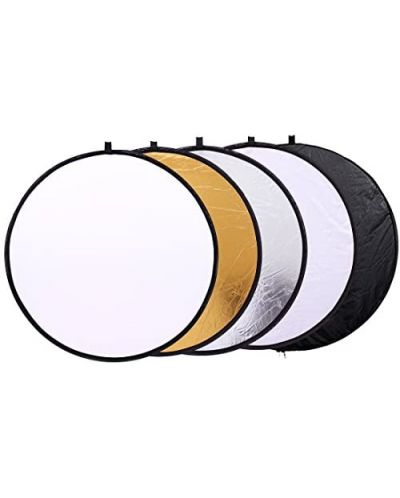 Отражателен диск Visico - 5 в 1, 110cm - 1