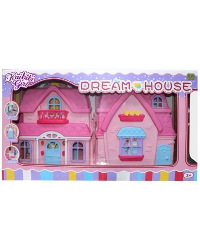Къща за кукли Ocie - Dream House, с кукли и мебели - 2