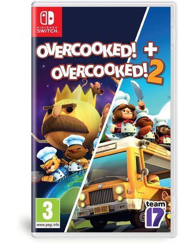 Οvercooked! + Overcooked! 2 - Double Pack (Nintendo Switch) - 1