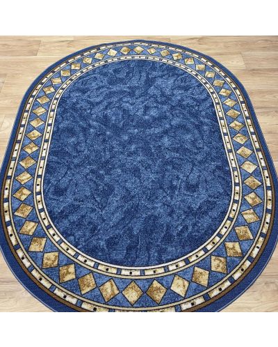 Овален килим BLC - Блум, 150 x 200 cm, син - 2