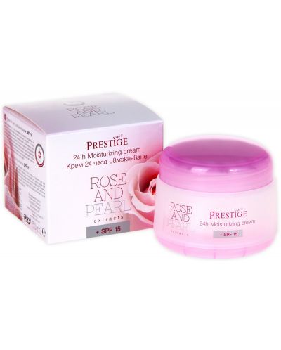 Prestige Rose & Pearl Овлажняващ крем за лице, 50 ml - 1