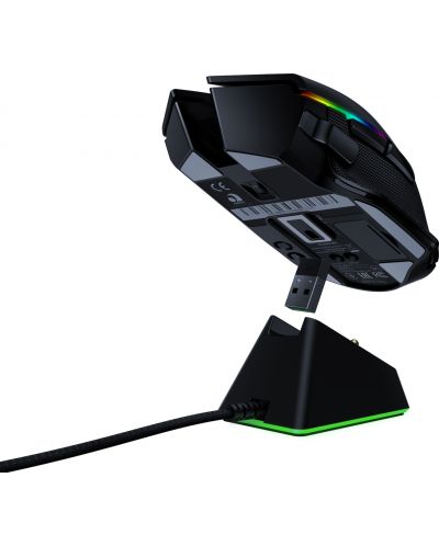 Гейминг мишка Razer - Basilisk Ultimate Charging Dock, оптична, безжична, черна - 5