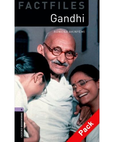 Oxford Bookworms Library Factfiles Level 4: Gandhi Audio CD - 1