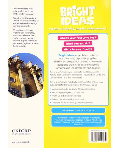 Oxford Bright Ideas Level Starter Teacher's Pack / Английски език - ниво Starter: Материали за учителя - 2