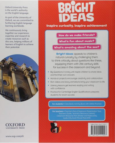 Oxford Bright Ideas Level 3 Class Book / Английски език - ниво 3: Учебник - 2