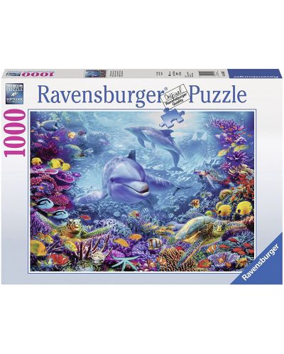 Пъзел Ravensburger от 1000 части - Великолепния подводен свят - 1