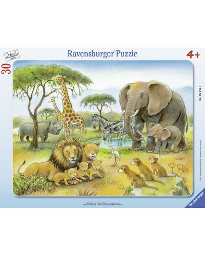 Пъзел Ravensburger от 30 части - Животинският свят в Африка - 1