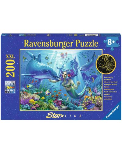 Светещ пъзел Ravensburger от 200 XXL части - Подводен рай