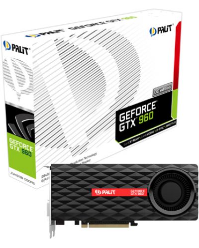 Видеокарта PALIT Nvidia GeForce GTX 960 OverClocked (2GB GDDR5) - 1