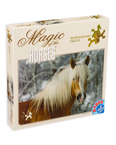 Пъзел D-Toys от 239 части - Магията на конете, Хафлингер I, Едита Троянска - 1