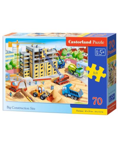 Пъзел Castorland от 70 части - Строителна площадка - 1