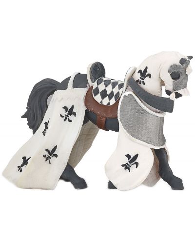 Фигурка Papo The Medieval Era – Конят на рицаря на Белия орел - 1