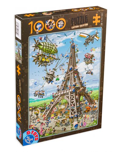 Пъзел D-Toys от 1000 части – Айфеловата кула - 1