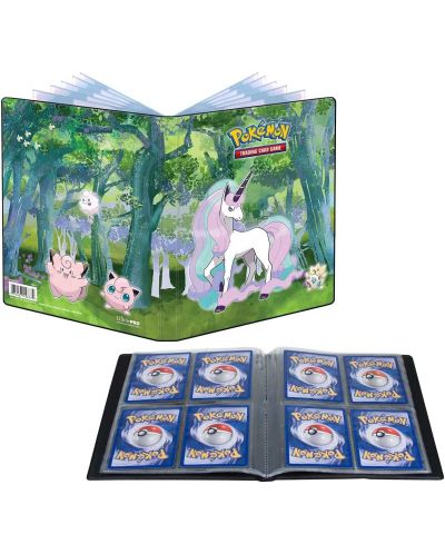 Папка за съхранение на карти Ultra Pro - 4-Pocket Portfolio, Pokemon TCG: Gallery Series - Enchanted Glade - 2