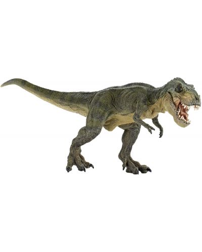 Фигурка Papo Dinosaurs – Бягащ тиранозавър рекс, зелен - 1