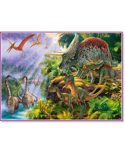 Пъзел Castorland от 200 части - Долината на динозаврите - 2