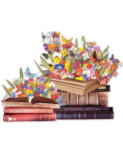 Пъзел Galison от 750 части - Книги и цветя, Бен Джилис - 2