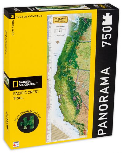 Панорамен пъзел New York Puzzle от 750 части - Pacific Crest Trail - 1