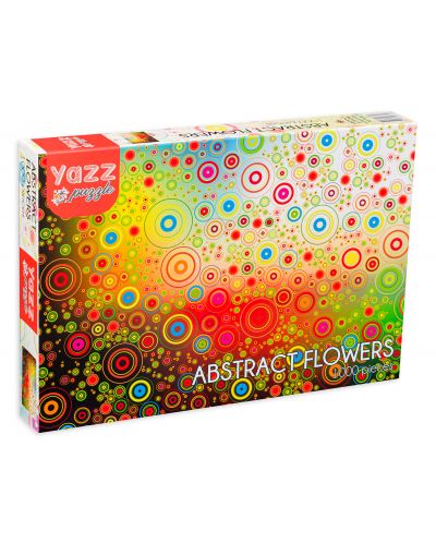 Пъзел Yazz Puzzle от 1000 части - Абстрактни цветя - 1