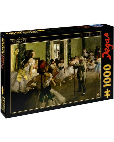 Пъзел D-Toys от 1000 части – Урок по танци, Едгар Дега - 1
