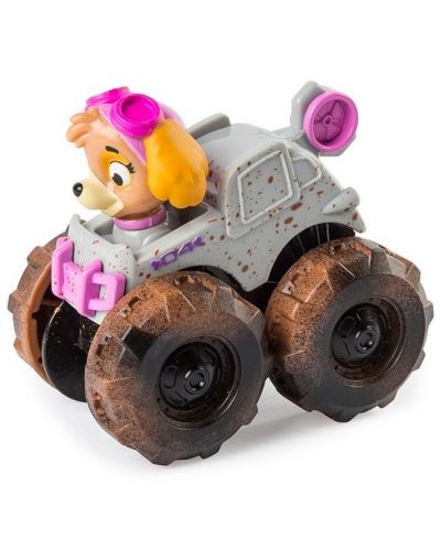 Детска играчка Spin Master Paw Patrol - Rescue Racers, чудовищният камион на Скай - 2
