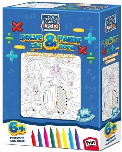 Пъзел за оцветяване Art Puzzle от 100 части - Клоун - 1