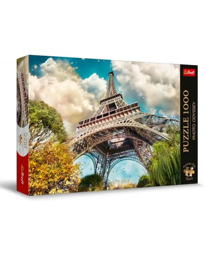 Пъзел Trefl от 1000 части - Айфеловата кула в Париж, Франция - 1