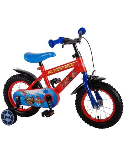 Детски велосипед с помощни колела E&L Cycles - Пес Патрул, 12 инча - 1
