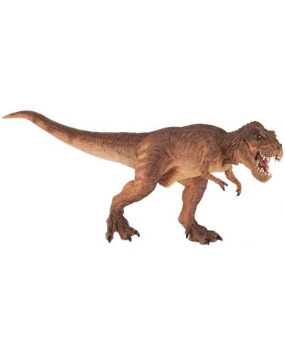 Фигурка Papo Dinosaurs – Бягащ тиранозавър рекс, кафяв - 1