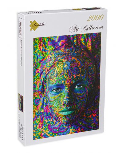 Пъзел Grafika от 2000 части - Портрет на жена - 1