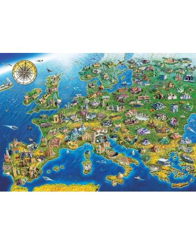 Пъзел Art Puzzle от 2000 части - Чудесата на света - 2