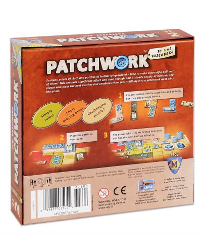Настолна игра Patchwork - 2