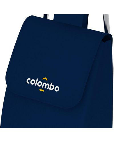 Пазарска количка Colombo - Rolly, водоустойчива, 40 L, синя - 2