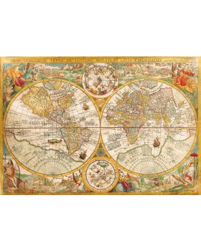 Пъзел Clementoni от 2000 части - Антична карта на света - 2