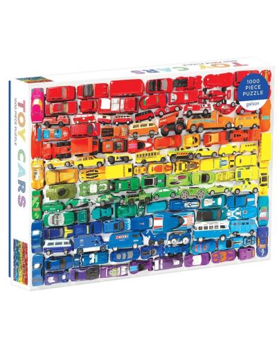 Пъзел Galison от 1000 части - Цветни колички - 1
