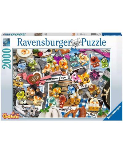 Пъзел Ravensburger от 2000 части - Октоберфест с Гелини - 1