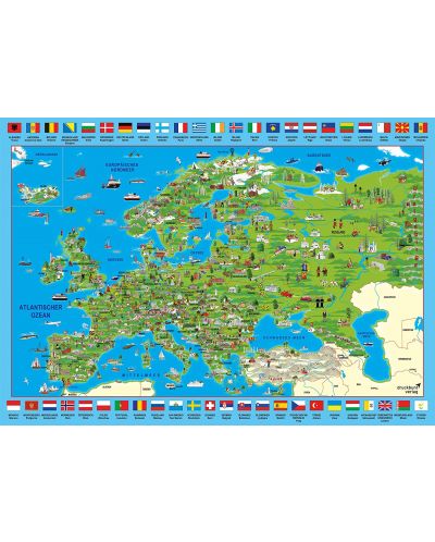 Пъзел Schmidt от 500 части - Преоткривай Европа - 2