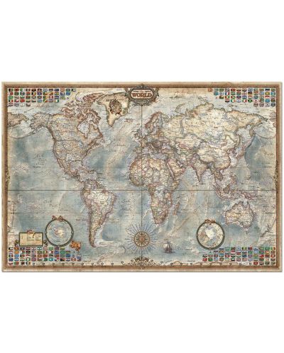 Пъзел Educa от 4000 части - Карта на света - 2