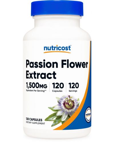 Passion Flower Extract, 120 капсули, Nutricost - 1