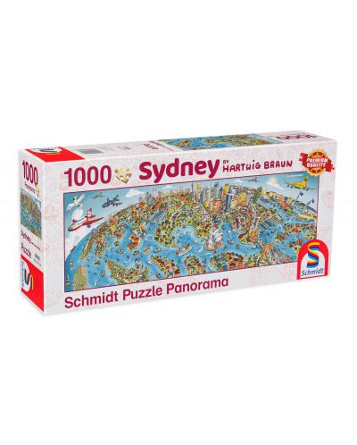 Панорамен пъзел Schmidt от 1000 части - Сидни, Хартуиг Браун - 1