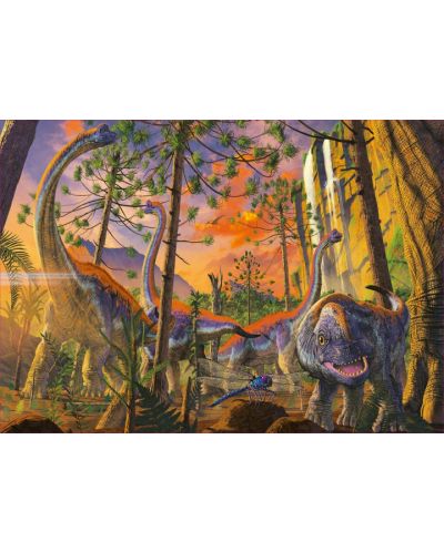 Пъзел Educa от 500 части - Динозаври, Винсънт Хай - 2