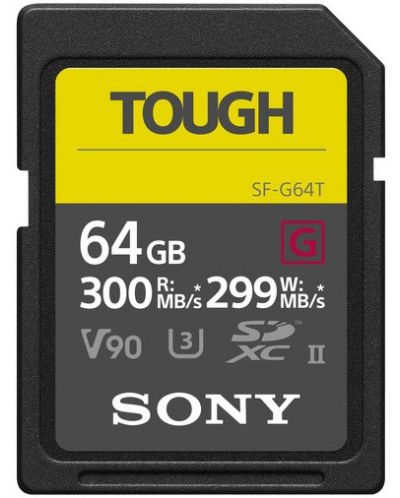 Памет Sony - G TOUGH, SDXC, 64GB, UHS-II U3 - 1