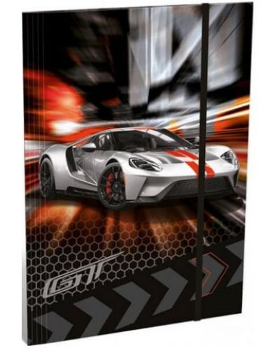 Папка с ластик А4 Lizzy Card - Ford GT Silver - 1