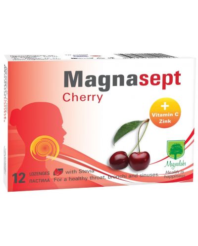 Magnasept, Cherry, 12 пастила, Magnalabs - 1