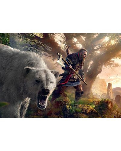 Пъзел Good Loot от 1000 части - Assassin's Creed Valhalla: Eivor & Polar Bear - 2