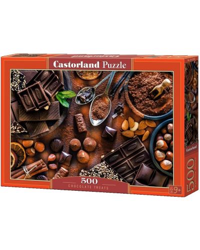 Пъзел Castorland от 500 части - Шоколадови лакомства - 1