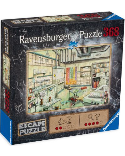 Пъзел-загадка Ravensburger от 368 части - Лаборатория - 1