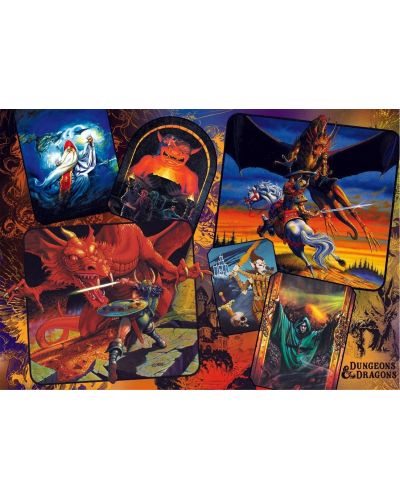 Пъзел Trefl от 1000 части - Произходът на Dungeons & Dragons - 2