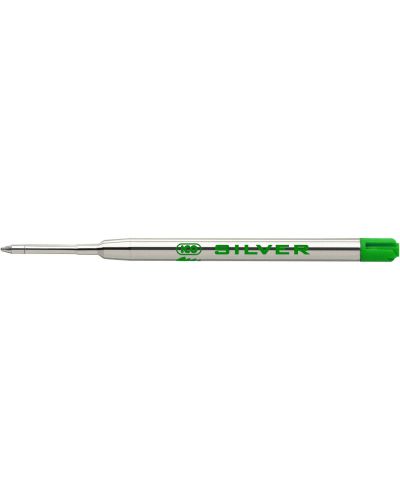 Пълнител за химикалка Ico Silver - 0.8 mm, зелен - 1