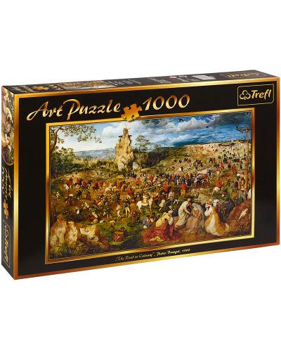 Пъзел Trefl Art от 1000 части - Пътят към Голгота, Питер Брюгел